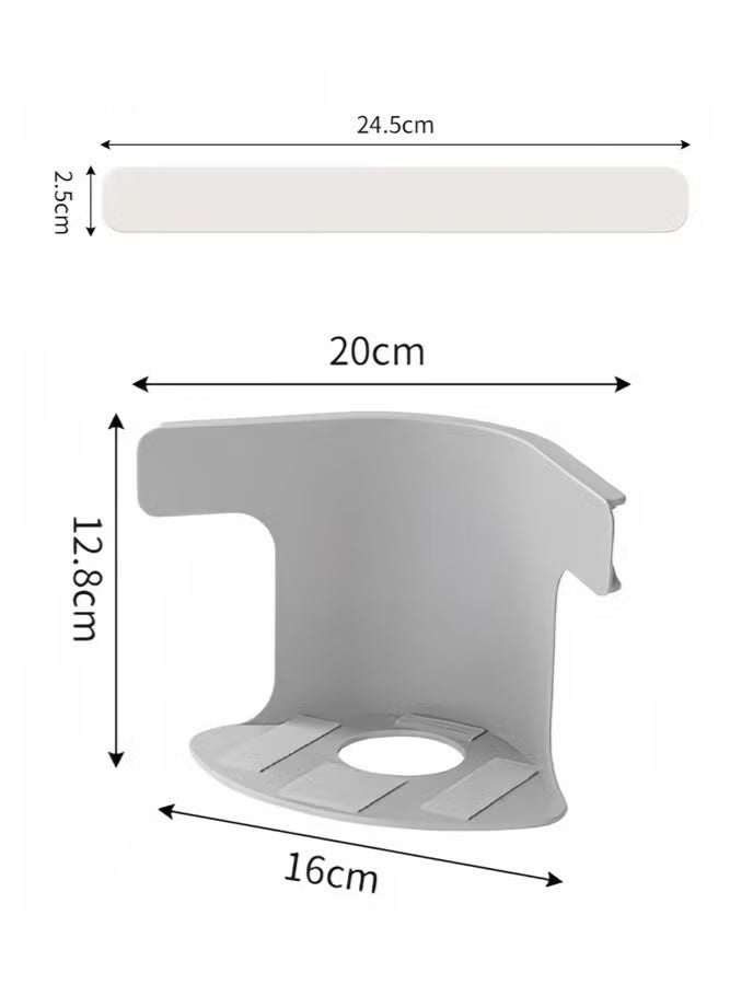 4 Pcs مجموعة ماسكات أغطية السرير الملائمة مضادة للانزلاق كليبات زوايا السرير بتصميم ثابت لا يسقط للنظافة المنزلية لون رمادي - Image 2