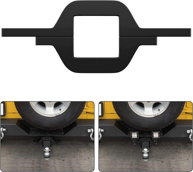 Nilight 90046B Tow Hitch Bracket 2.5"-3" Universal Mounting Kit Reverse Road LED Work Light for Truck SUV Trailer RV, 2 Years Warranty - Image 1
