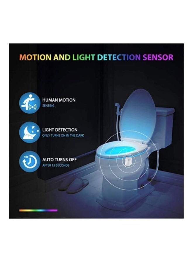 LED Motion-Activated Toilet Night Light, 16-Color, Motion Sensor - Image 5
