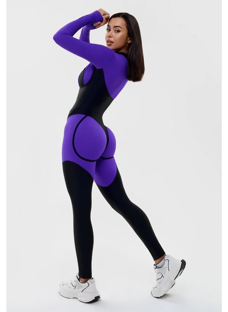 Bona Fide Mistress Purple Mistress Gym Jumpsuit for Women | Best Price UAE