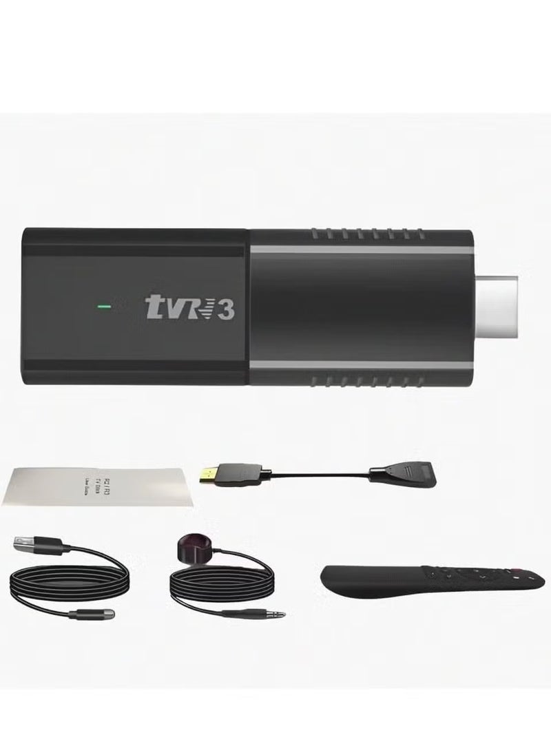 ماركة غير محددة - جهاز تحكم عن بعد TV Stick TVR3، ذاكرة وصول عشوائي 2 جيجابايت + ذاكرة تخزين داخلية 16 جيجابايت، 1080 بكسل HDR، مشغل وسائط متدفق محمول بدقة 4K، أندرويد 12.1، رباعي النواة، 4G/5G WiFi، مساعد جوجل - Image 1