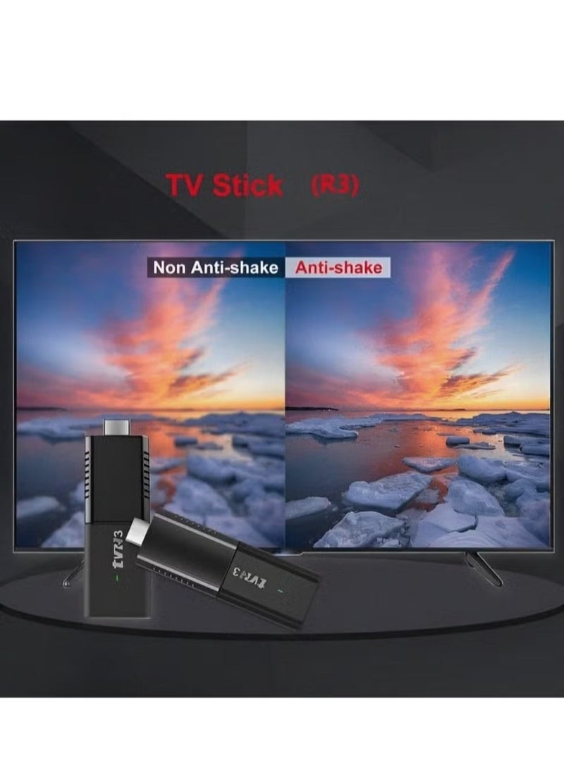 ماركة غير محددة - جهاز تحكم عن بعد TV Stick TVR3، ذاكرة وصول عشوائي 2 جيجابايت + ذاكرة تخزين داخلية 16 جيجابايت، 1080 بكسل HDR، مشغل وسائط متدفق محمول بدقة 4K، أندرويد 12.1، رباعي النواة، 4G/5G WiFi، مساعد جوجل - Image 1
