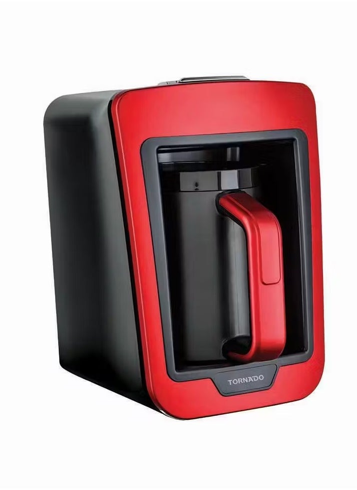 TORNADO - TORNADO Automatic Turkish Coffee Maker 330ml Red x Black TCME-100 RG - Image 1