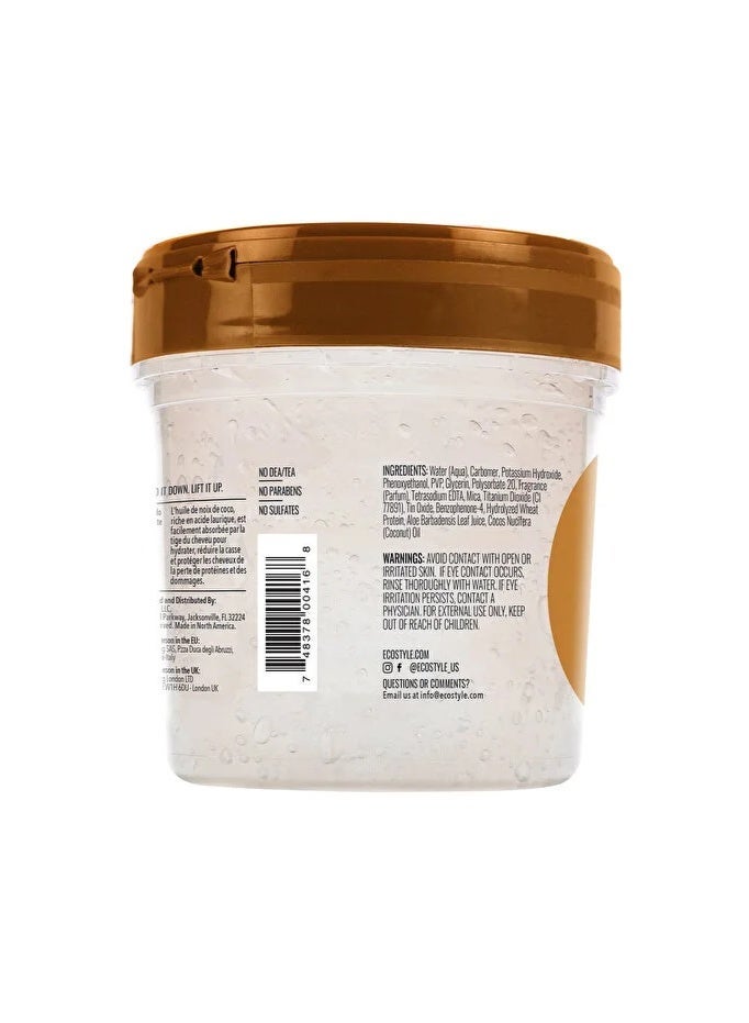 ikoo Ecoco Eco Style Gel - Coconut Oil - Adds Luster And Moisturizes Hair - Weightless Styling And Superior Hold - Prevents Breakage And Split Ends - Promotes Scalp Health - For All Hair Types - 16 Oz - Image 3