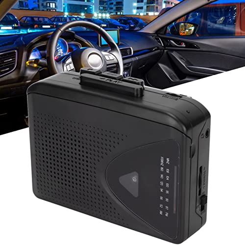 ciciglow Portable Cassette Players Recorders AM FM Radio Stereo Compact Tape Player External Speakers 2AA Battery Or USB Power Supply - Image 3