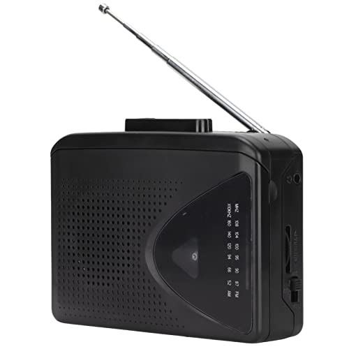 ciciglow Portable Cassette Players Recorders AM FM Radio Stereo Compact Tape Player External Speakers 2AA Battery Or USB Power Supply - Image 1