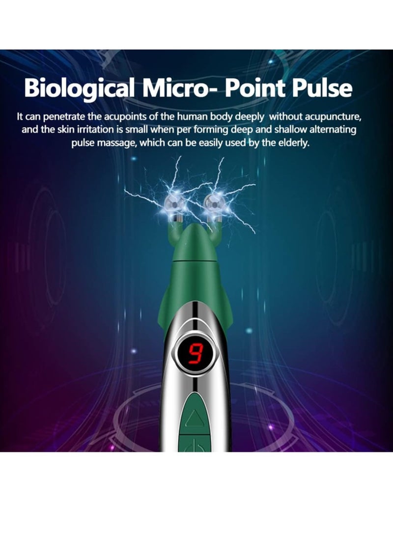 general Acupuncture Pen,Meridian Electronic Acupuncture Massage Pen Muscle Circulation Massage Acupuncture Pain Relief Massager Electronic Therapy Meridian Energy Pen - Image 5