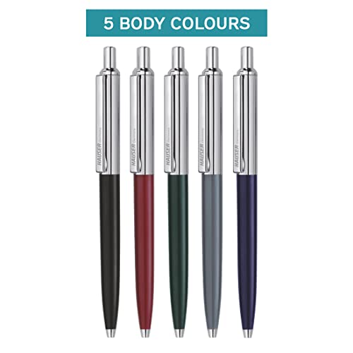 Hauser Berlin Metal Body Blue Ball Pen Pack of - 10 - Image 4