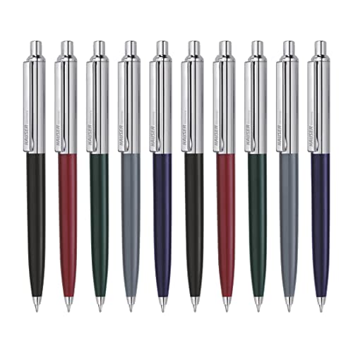 Hauser Berlin Metal Body Blue Ball Pen Pack of - 10 - Image 1