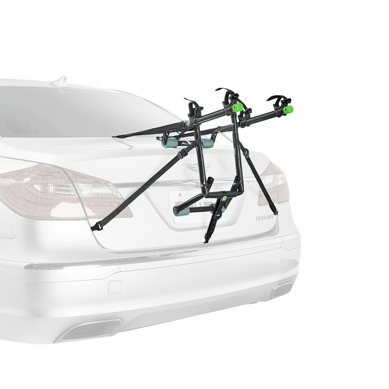 Allen Sports Deluxe 2-Bike Trunk Mount Rack, Model ZN102, Black - Image 1