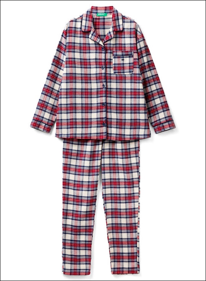 Benetton FLANNEL TARTAN PYJAMAS - Image 5