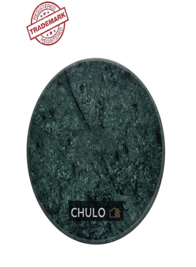 CHULO Marble Chakla Belan Set roti Maker chakla belan for Kitchen Combo Pack Green Marble Chakla 10 in Wooden Belan 12 in Size/Rolling Pin/Roti Maker & Board/Phulka Chapati Maker for Home and Kitchen - Image 4