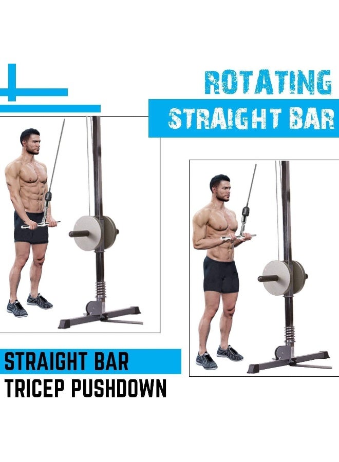 Marshal Fitness Fit Revolving Straight Bar Attachment for Cable Machine - Image 4