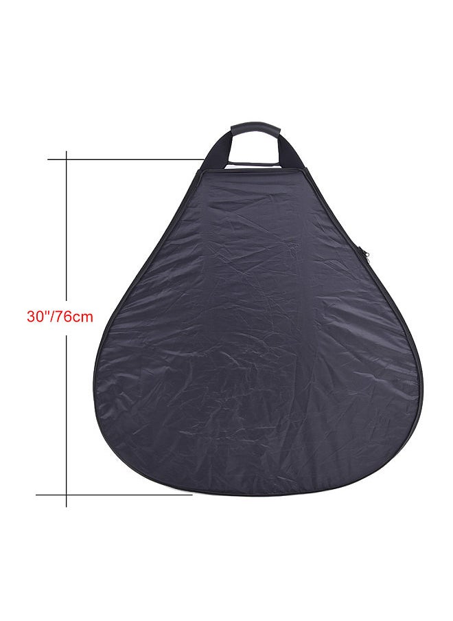 ANDOER Andoer 30"/76cm Portable Handheld Triangle Collapsible 5in1 Multi Reflector with Gold/Sliver/White/Black/Translucent Colors for Photo Studio Photography  - Image 3
