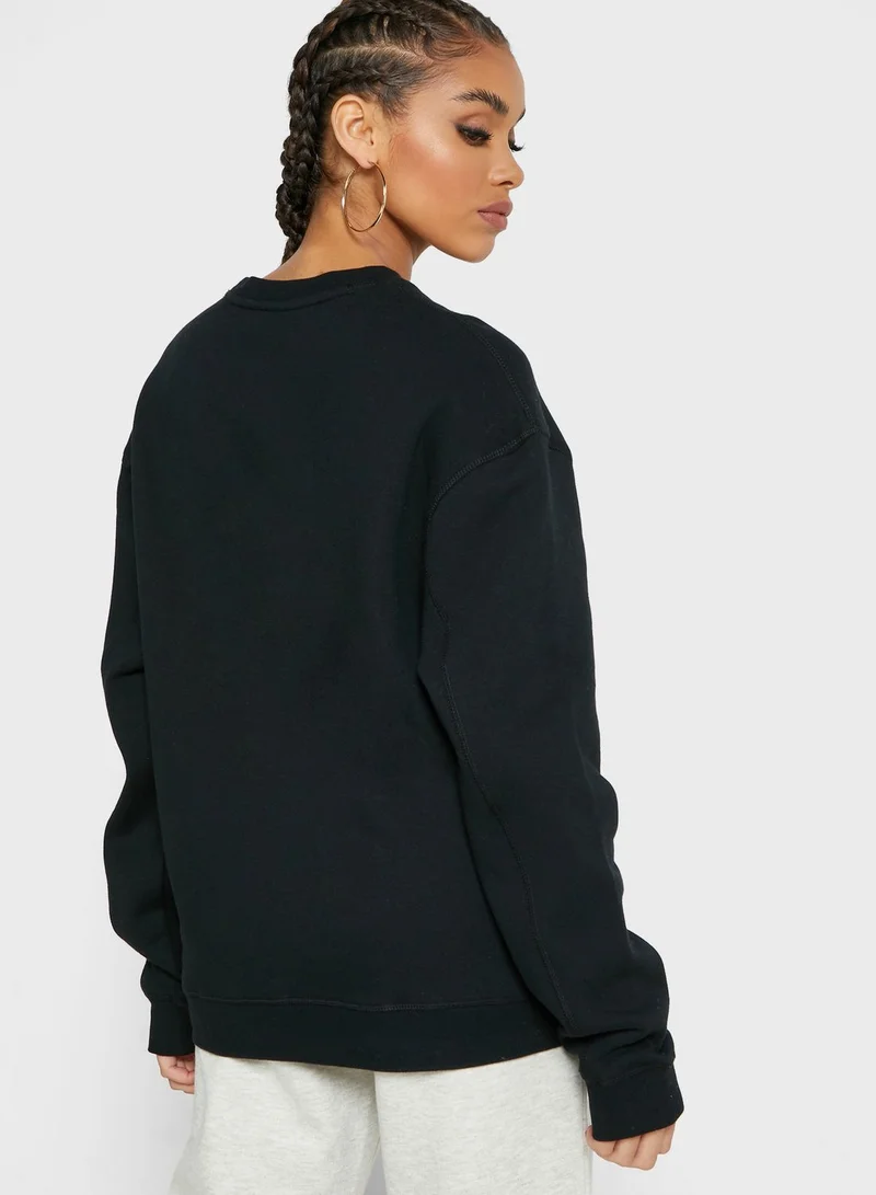 TOPSHOP Crew Neck Sweatshirt