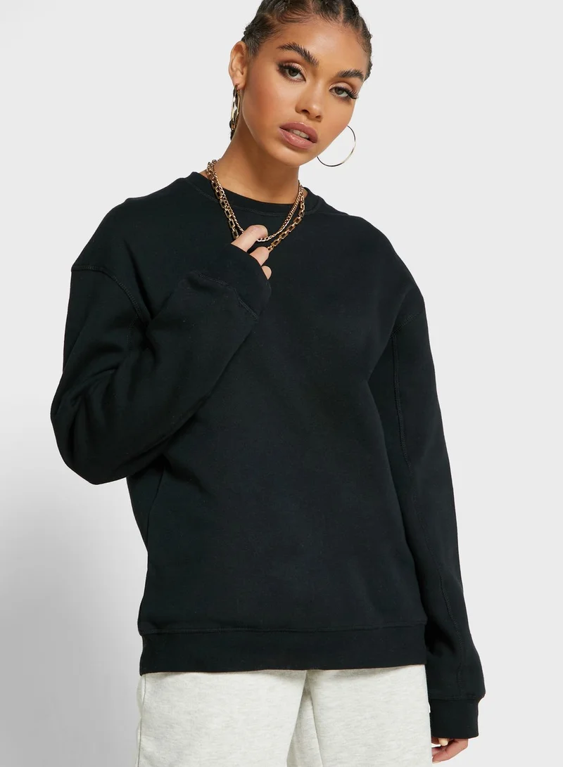 TOPSHOP Crew Neck Sweatshirt