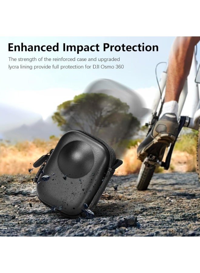 4 in1 HD Film&Lens Cover Cap and Storage Bag&Camera Case for DJI OSMO 360 Tempered Glass Screen Protector Anti-Scratch Protective Case Guard Kit - Image 2