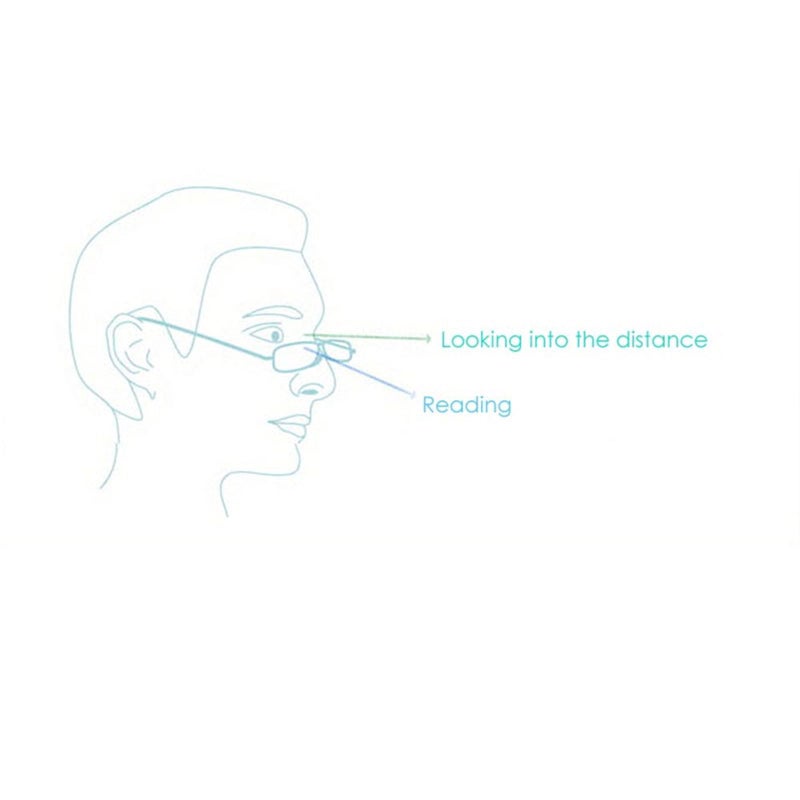 Kerecsen Half Frame Reading Glasses For Men & Women  Lightweight Comfort-Fit Design With Spring Hinges (5Black  3.00) - Image 4