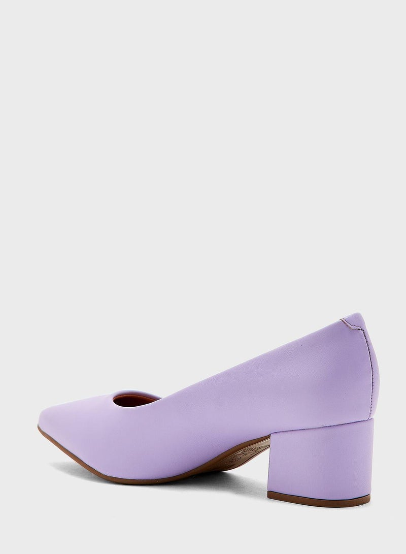 VIZZANO Mid Heels Shoes for Women – Classic Mid Heel Pumps for Girls & Ladies Office Wear - Image 3