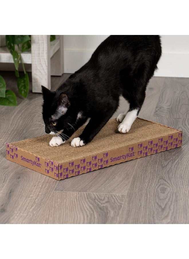 SmartyKat - SmartyKat Super Scratcher+ Cat Scratcher Extra Large Corrugated Catnip Scratcher - Image 1