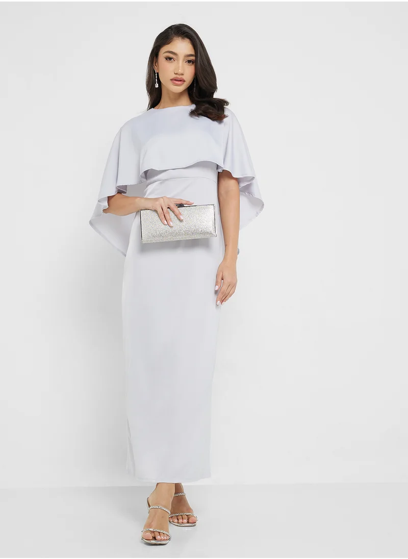 Khizana Cape Shift Dress