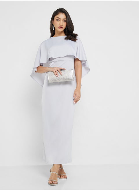 Cape Shift Dress
