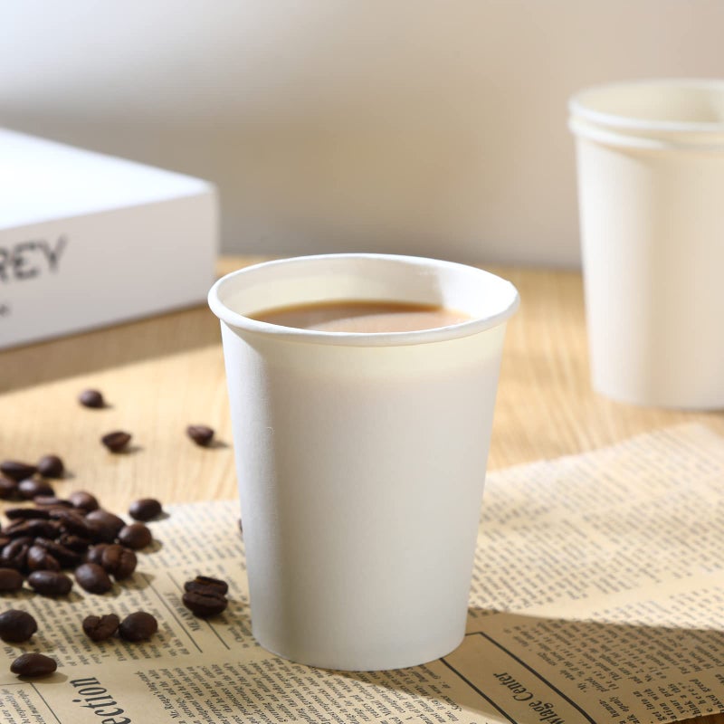Cxsel 100 Park Disposable Hot Coffee Cups - Bulk 8 Oz Paper Cups, Disposable cups - Image 4
