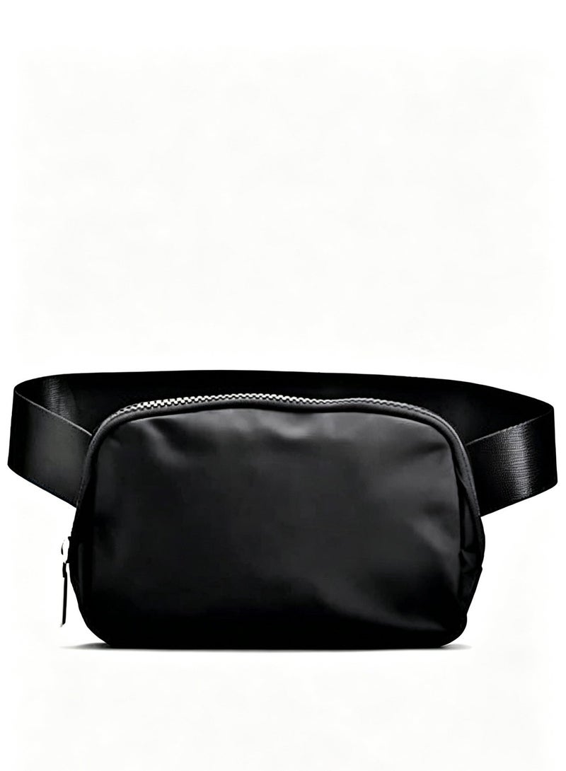 Everywhere Belt Bag, Compact, and Convenient Belly Bag with Zippered Pockets, Easy-Access Exterior Pocket, and Interior Essentials Pocket for On-the-Go Storage, Black - Image 1