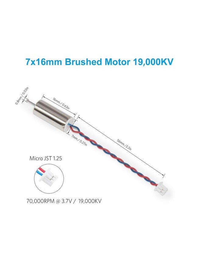 BETAFPV 3 Sets 7X16Mm Motor 19000Kv Brushed Motors With Jst1.25 Connector For Micro Fpv Tiny Whoop Beta65S Frame And Eachine E011 Frame  - Image 5
