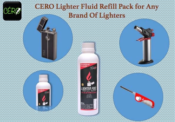 CERO Lighter Fluid Refill Pack for Any Brand f Lighters - Image 4