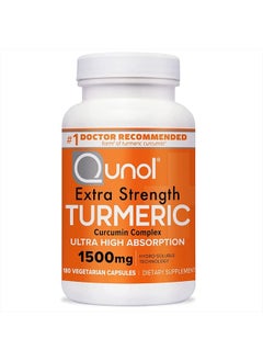 Turmeric Curcumin Supplement, Turmeric 1500mg With Ultra High Absorption, Joint Support Supplement, Extra Strength Turmeric Capsules, 2 Month Supply, 180 Count (Pack of 1) - pzsku/ZD83DA886CC0E3126369CZ/45/_/1716551461/2975f1aa-8f28-4271-b855-df9693a9b32f