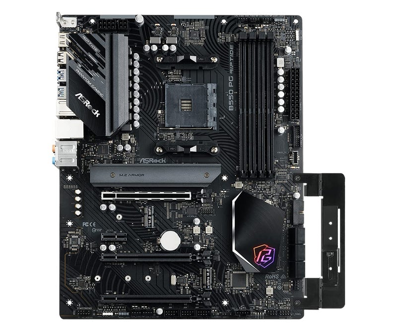 ASRock AMD B550 PG Riptide ATX Motherboard Dual Channel DDR4 4933 MHz AM4 Socket 128 GB SATA3 6.0 Gb/s M.2 - Image 4