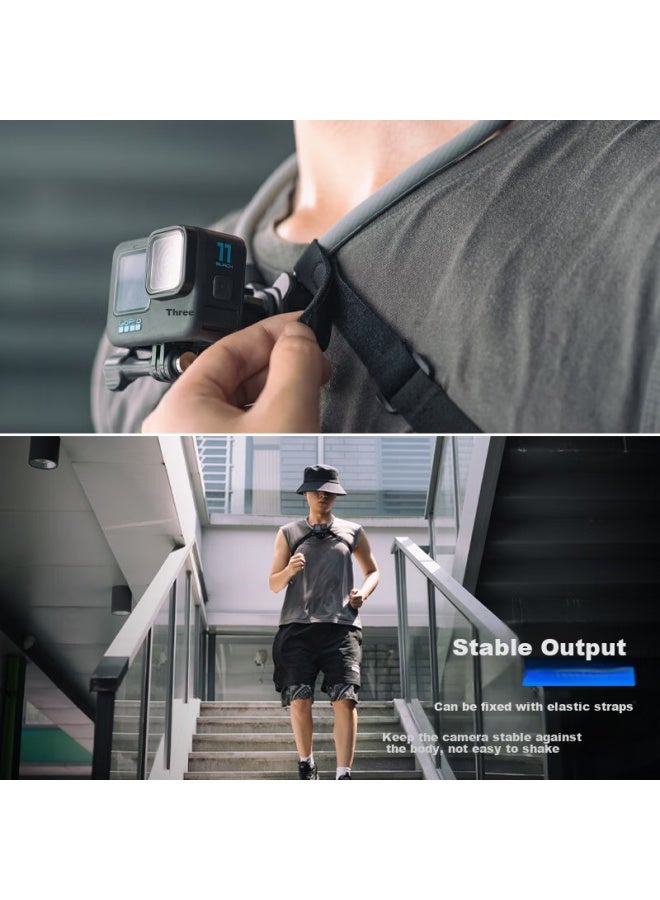 Surewo Magnetic Neck Strap Chest Mount Harness For Dji, Gopro, And Other Action Cameras - Image 4