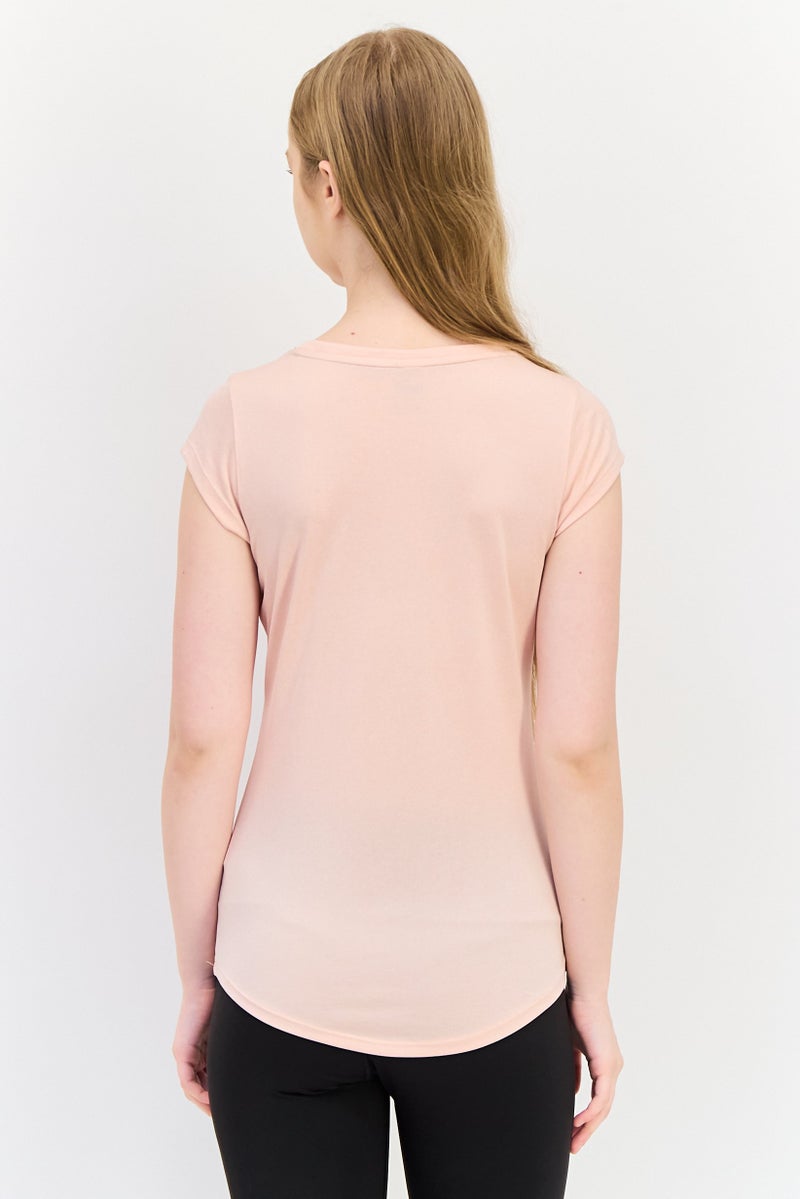 PUMA Women Sportswear Fit Short Sleeve Training T-Shirt, Rose Pink - Image 3