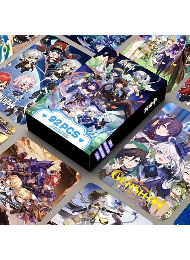 صندوق واحد 92 بطاقة رسوم متحركة رفيعة المستوى بتصميم فريد مزدوج الجوانب لمجموعة راقية - Image 2