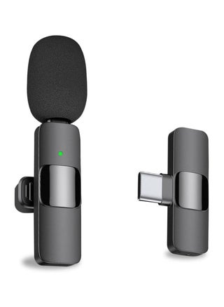 Professional Wireless Lavalier Lapel Microphone for Android Computer - Cordless Omnidirectional Condenser Recording Mic with USB C Interface for Interview Video Podcast Vlog YouTube - pzsku/ZD83E0F4C1942A184808FZ/45/_/1723034459/91e08a82-5450-43c4-a8ac-fe4bccefca1a