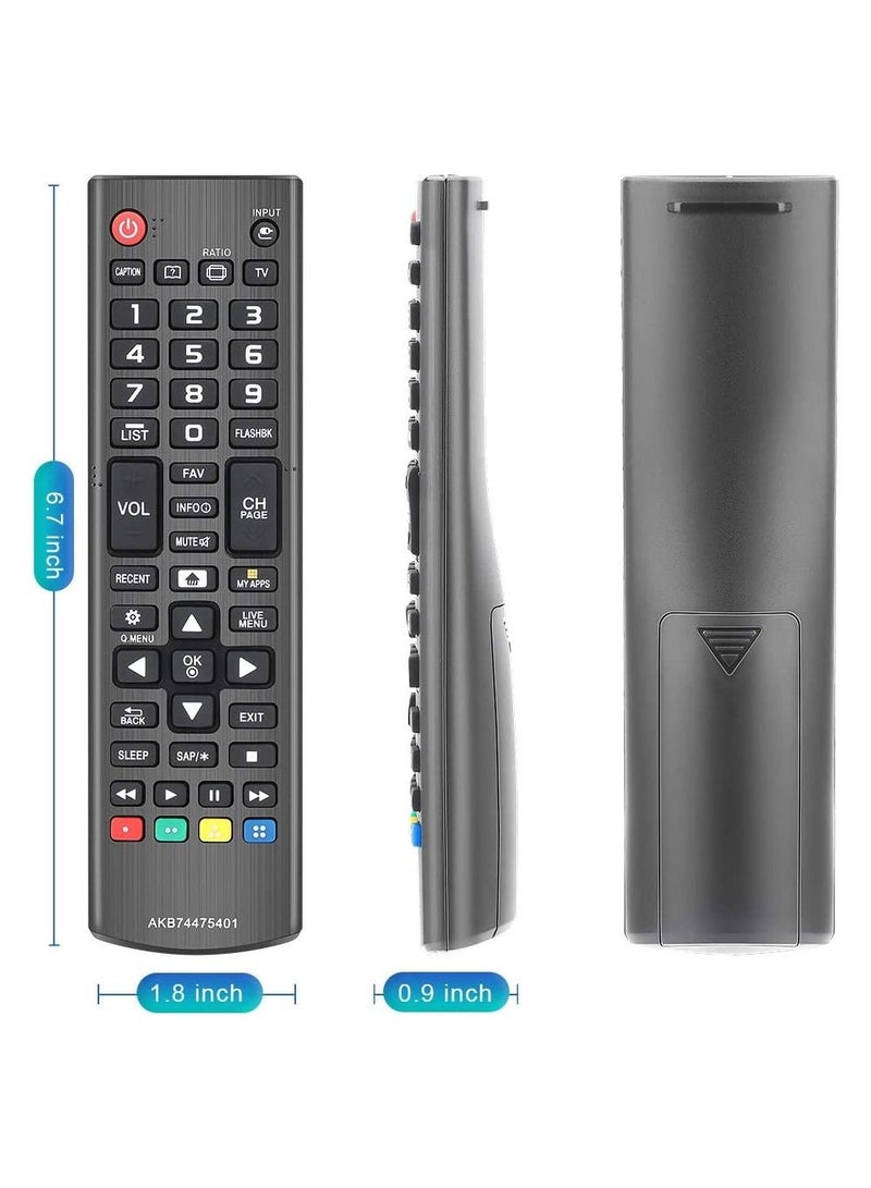IAF AKB74475401 Remote Control Compatible Replacement for LG TV 43LF5900 43UF6400 43UF6430 43UF6800 43UF6900 - Image 2