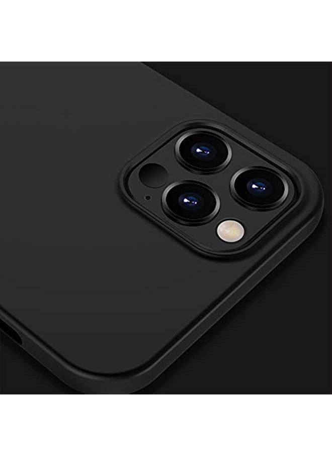 حافظة X-level لهاتف iPhone 12 Pro Max ذات مقاس نحيف وناعمة من مادة TPU ذات سطح غير لامع ورفيعة للغاية وخفيفة الوزن وغطاء خلفي وقائي كامل متوافق مع Apple iPhone 12 Pro Max 6.7 بوصة (إصدار 2020) - أسود