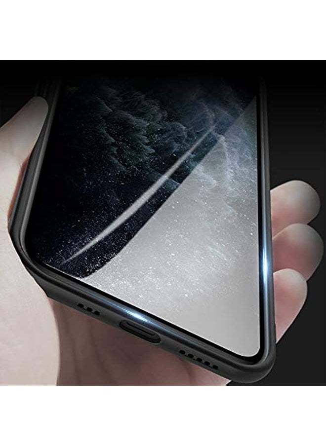 حافظة X-level لهاتف iPhone 12 Pro Max ذات مقاس نحيف وناعمة من مادة TPU ذات سطح غير لامع ورفيعة للغاية وخفيفة الوزن وغطاء خلفي وقائي كامل متوافق مع Apple iPhone 12 Pro Max 6.7 بوصة (إصدار 2020) - أسود