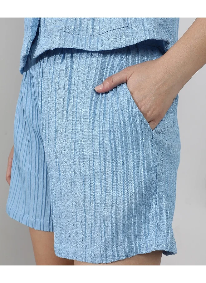 كامبوس سوترا مجموعة Co-Ord مخططة ذات تصميم ذاتي
