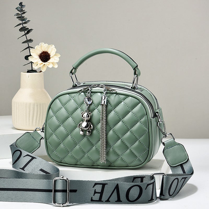 2025 Crossbody Coin Purse Small Bag Women'S All-Match Crossbody Small Chanel Style Rhombic Single Shoulder Bag Small Handbag - Image 1