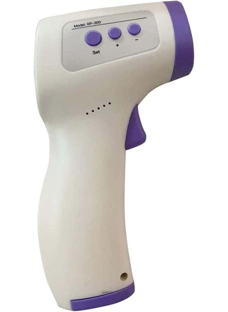 ترمومتر رقمي بالأشعة تحت الحمراء بدون لمس – قياس حرارة الجبهة والأذن والجسم بدقة وسريع لجميع الأعمار - Image 1