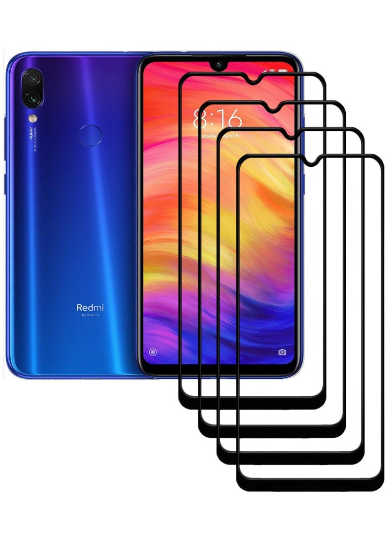 ACLIX 4 Pieces Antistatic ESD Dustproof Premium Quality High Definition Tempered Glass Screen Protector Designed For Xiaomi Redmi Note 7 - Image 1