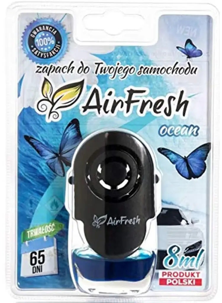 معطرات الهواء Airfresh للسيارات بسعة 8 مل صنع في بولندا (سيارة جديدة)