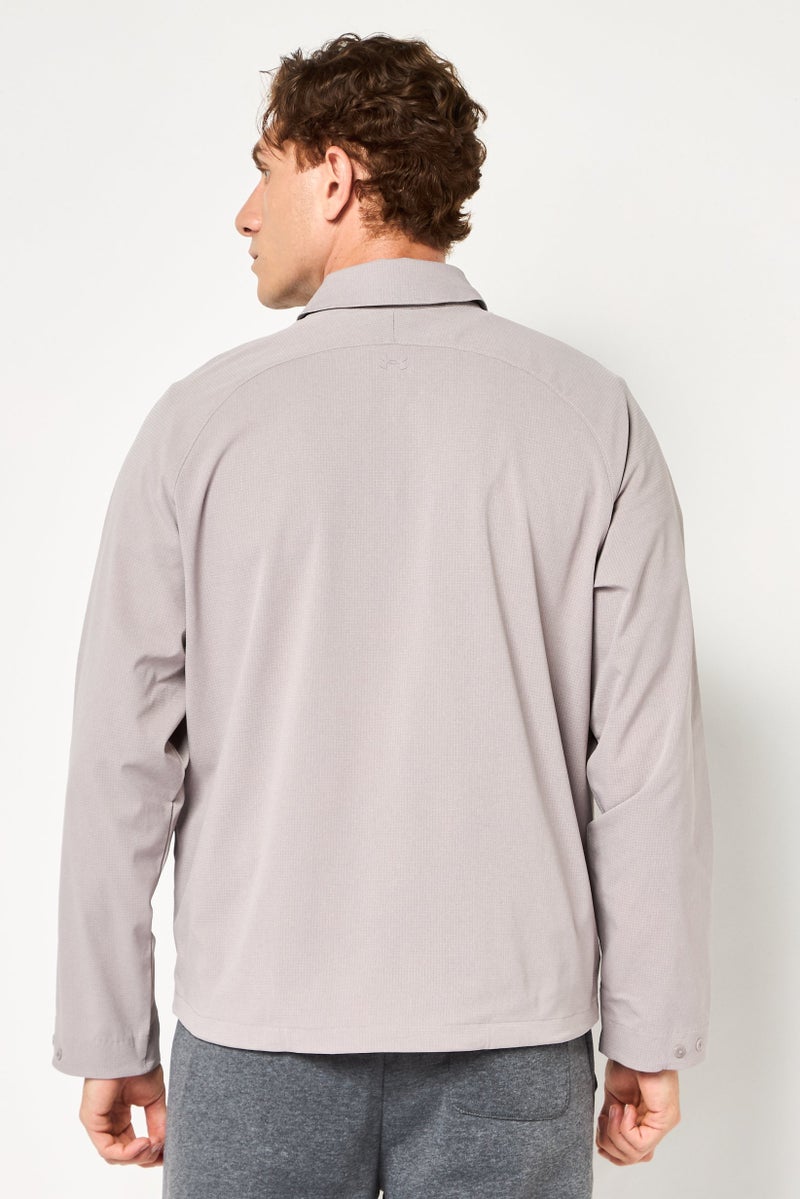 UNDER ARMOUR Men Sportswear Fit Training Jackets, Grey - Image 4