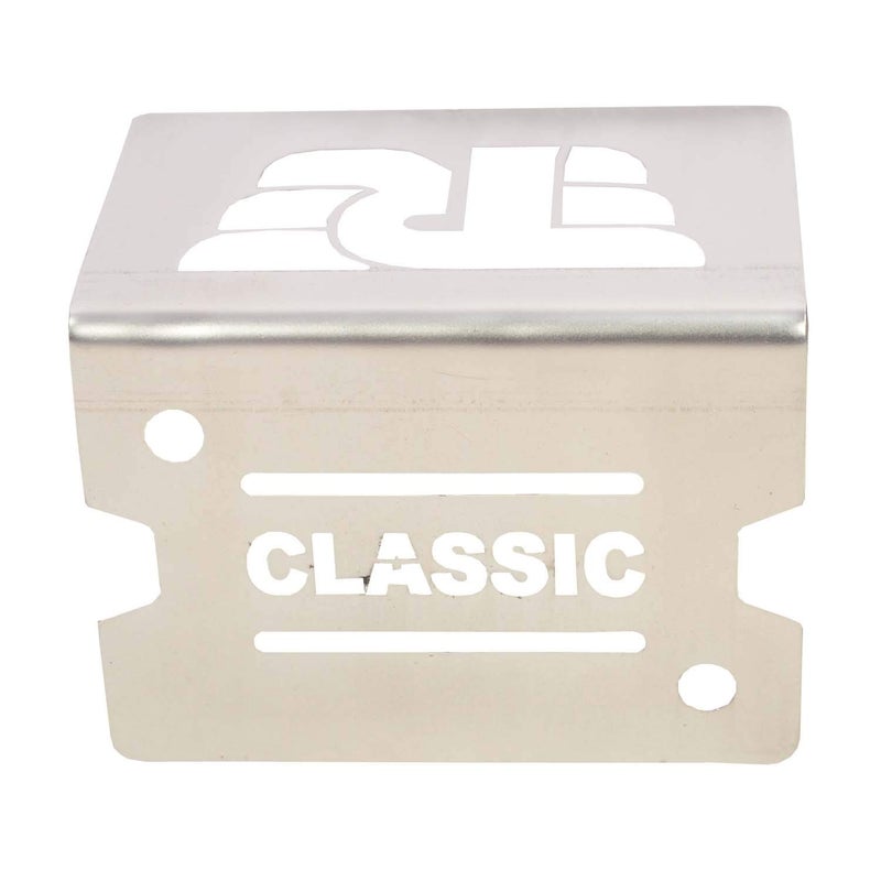 Genericc Autobrand - Front Disc Brake Fluid Reservoir Cap Cover Guard Protector for RE Classic 350, Reborn 350 (Chrome RE Bullet 350) - Image 1