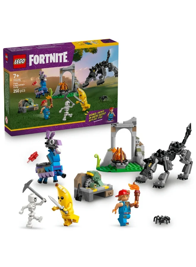 ليغو مجموعة بناء لعبة الفيديو مخيّم بيلي وشمعة الإشعال 77075 من ليغو® Fortnite®‎