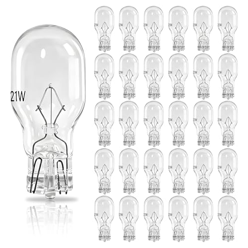 Joworthy 30 Pcs 54766 912 Bulb for Auto RV Marine Camper 12V 21W T15 Replacement 912 Interior Light Bulbs for License Plate Side Marker - Image 1
