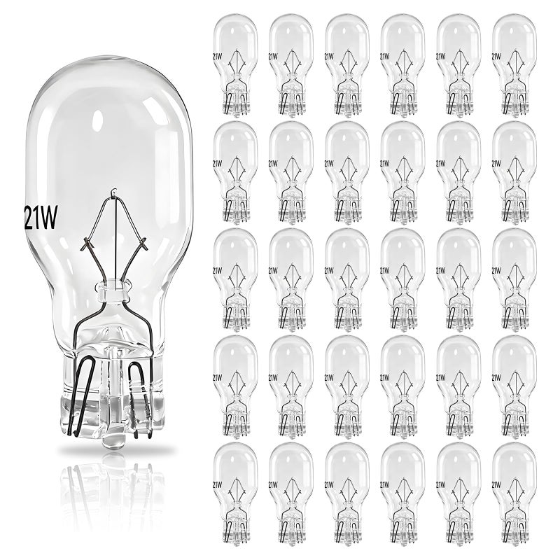 Joworthy 30 Pcs 54766 912 Bulb for Auto RV Marine Camper 12V 21W T15 Replacement 912 Interior Light Bulbs for License Plate Side Marker - Image 3