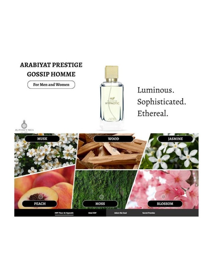 إم بي إف فلور دي هيبنوتيك أو دو بارفان للجنسين - 90 مل - Image 2